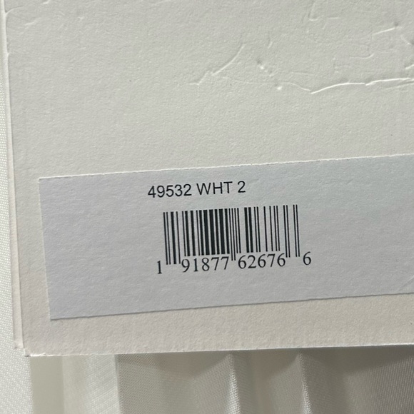 Mac Duggal 49532 NWT PLEATED ONE SHOULDER ASYMMETRICAL RUFFLE HEM GOWN - Picture 8 of 8